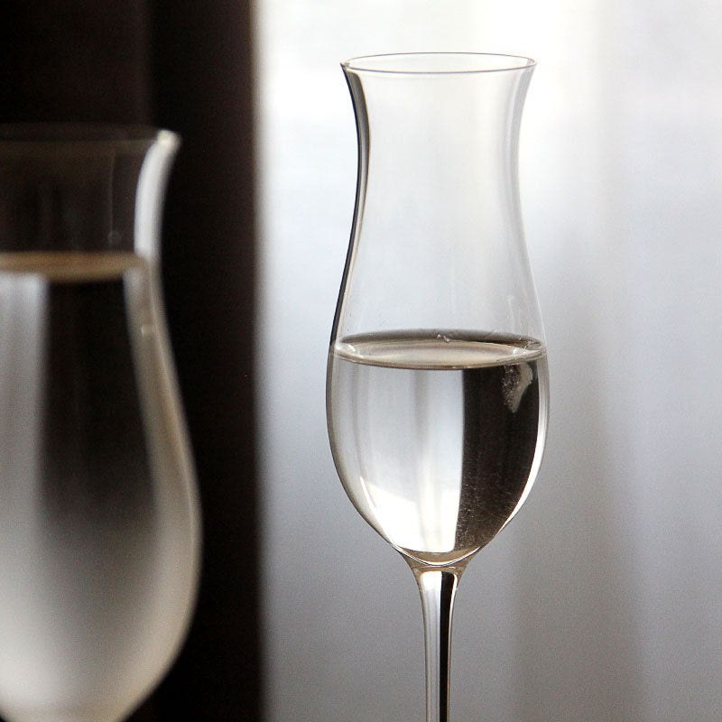 Tulip-Shaped Crystal Sparkling Wine Glass