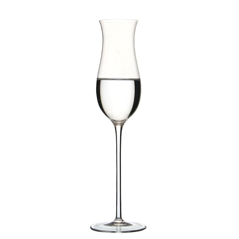 Tulip-Shaped Crystal Sparkling Wine Glass