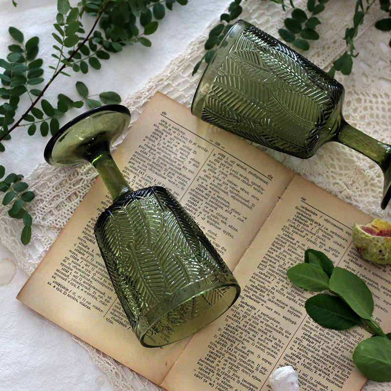 Pressed Glass Creative Stemmed Glass