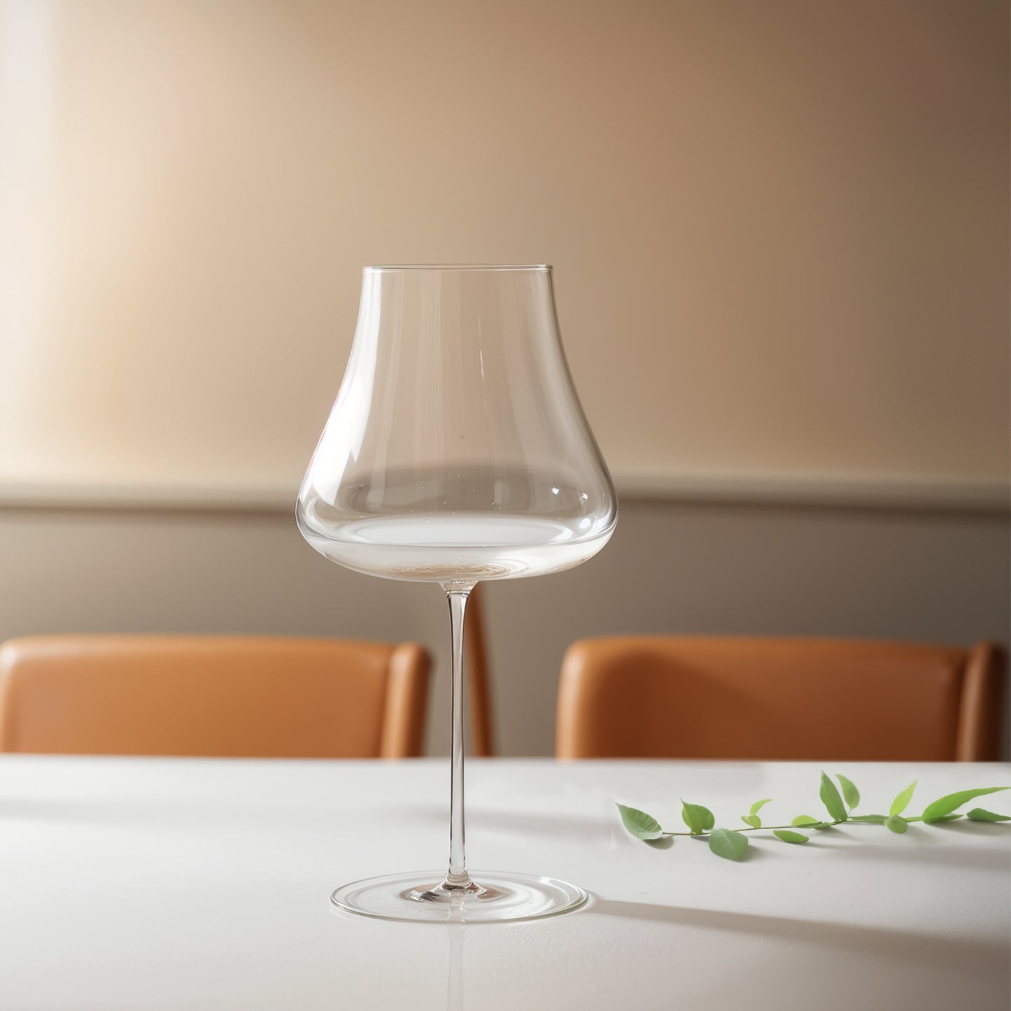 Ultra-Thin Burgundy Wine Glass, Crystal Glass With A Slender Stem