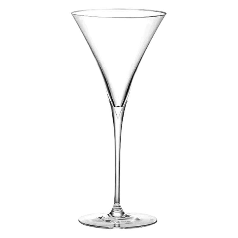 V-Shaped Crystal Champagne Glass