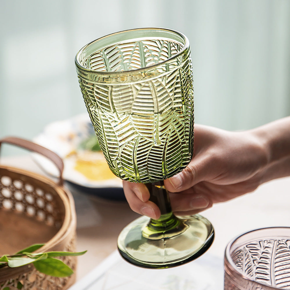 Pressed Glass Creative Stemmed Glass